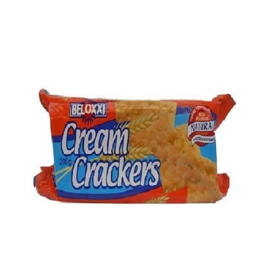 Beloxxi Cream Crackers Biscuits 200g x 12 Packs Waziri