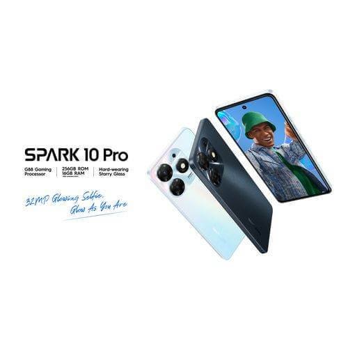 Tecno Spark 10 Pro (KI7) 6.8-inch 8GB/256GB ROM | Waziri