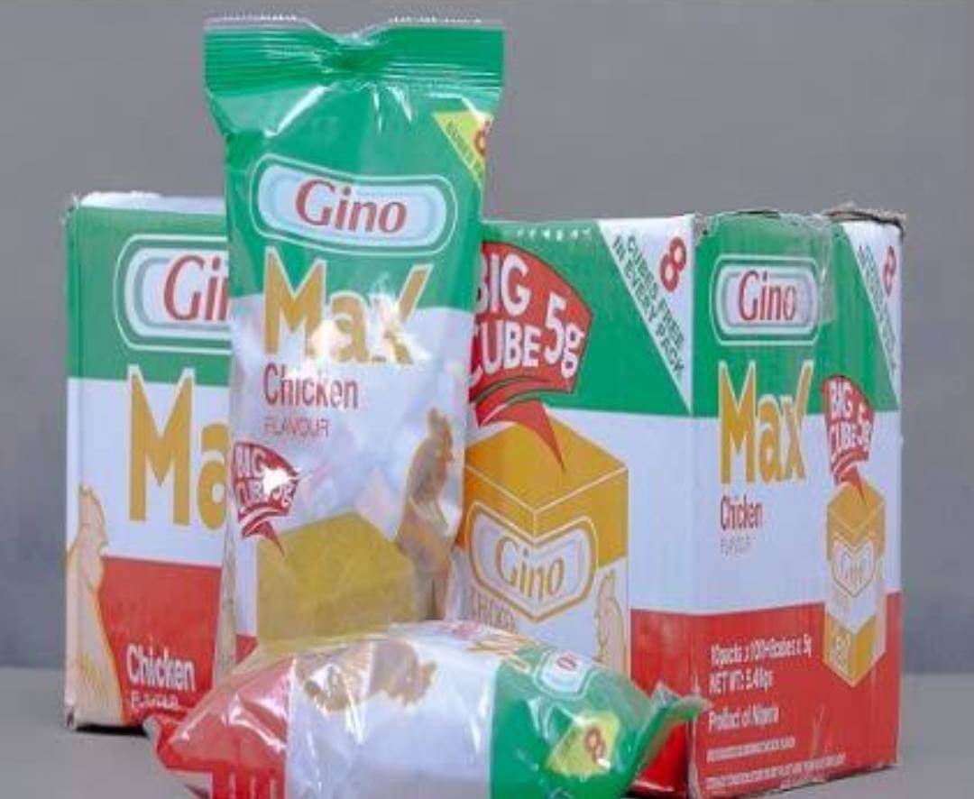 Gino Max Cube Chicken Flavour 8x70x4g - Waziri Ecommerce Ltd