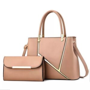Leather Tote Women's Handbag with Wallet