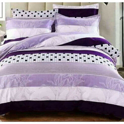 4 by 6 Single Bedding Set with Duvet and 2 Pillowcases 7 by 7 King Size Bedding Set