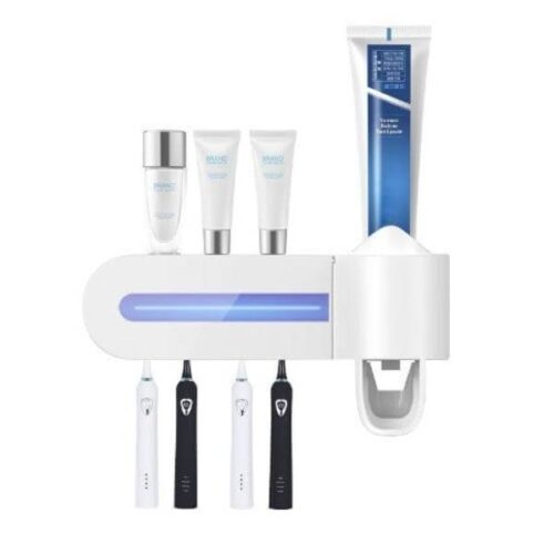 Electric Toothbrush Sterilizer and Toothpaste Holder