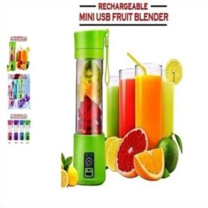 Portable Rechargeable Usb Juice Blender - Green