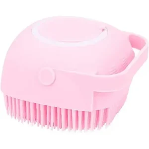 Silicone Massage Bath Brush With Soap Dispenser