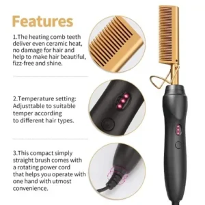 Electric Hair Straightening Comb - 42W