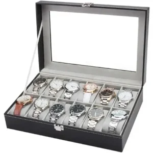 Watch Box 12 Slot Watch Display Box