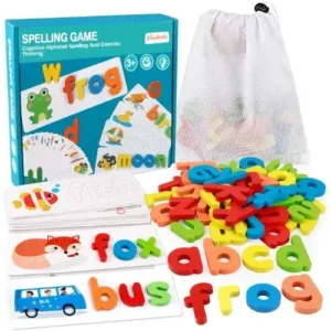 Montessori See and Spelling Learning Matching Letter Game