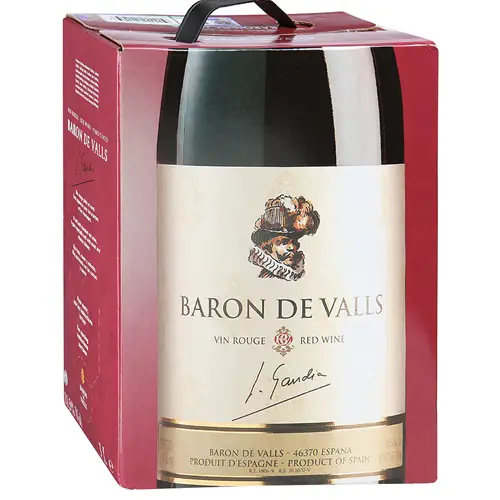 Baron De Valls Vin Rouge Red Wine 75cl x 6