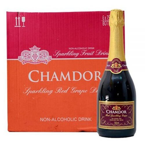 Chamdor Sparkling Red Grape Wine 75cl x 6