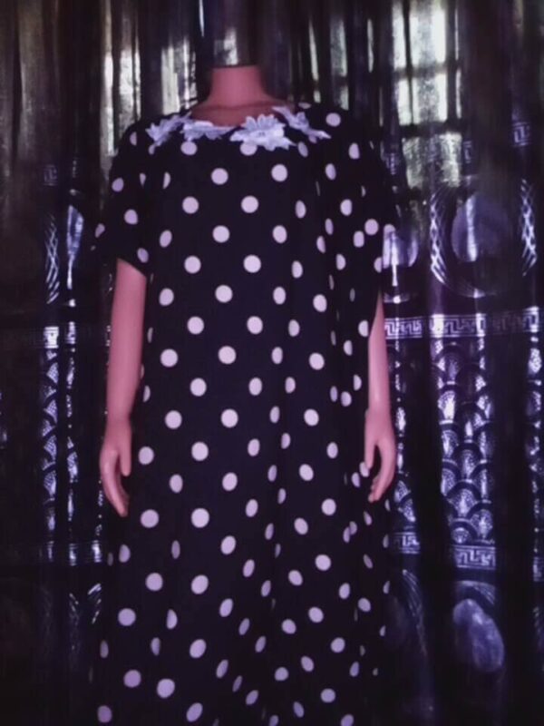 Classic Spotted Net Gown