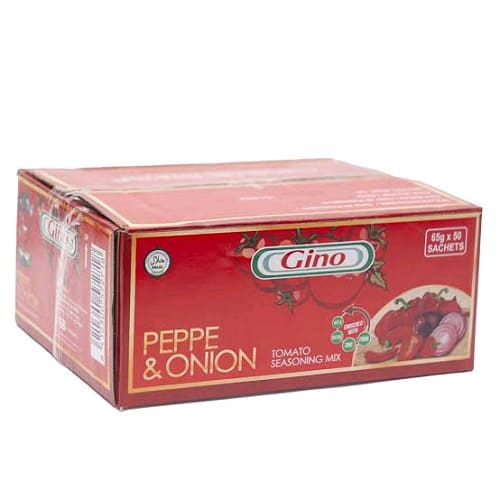 Gino Pepper and Onion Tomato Paste 65g x 50