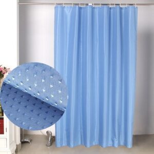 Grommet Antifungal Cotton Shower Curtain