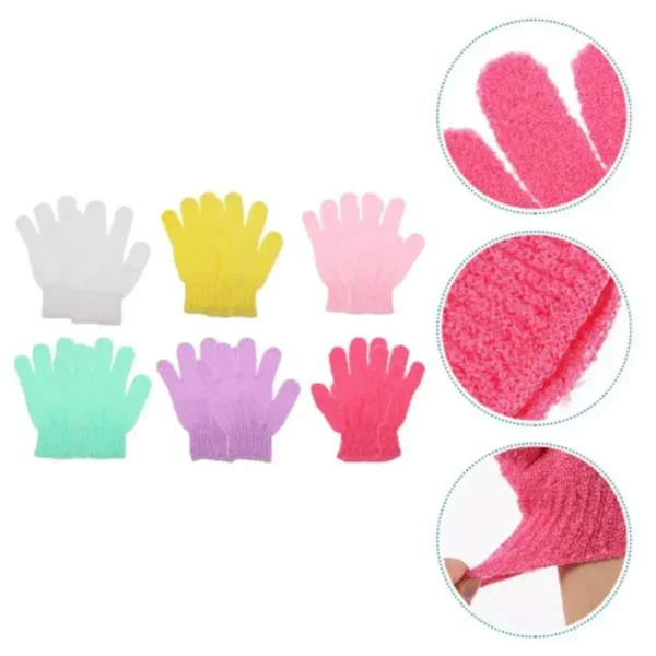 Hand Glove Bath Sponge - 12pcs