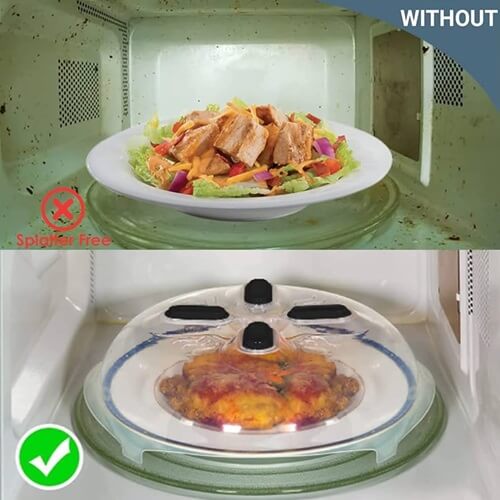 Hover Cover Magnetic Microwave Splatter Guard