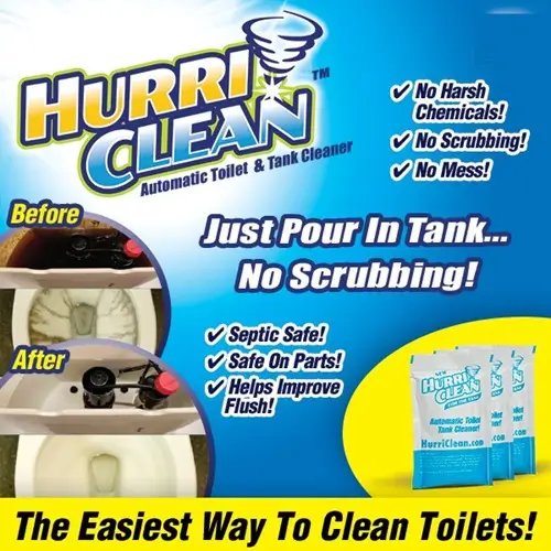 HurriClean Automatic Toilet and Tank Cleaner