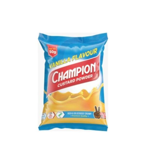 Vanilla Champion Custard Powder Sachet 50g x 24