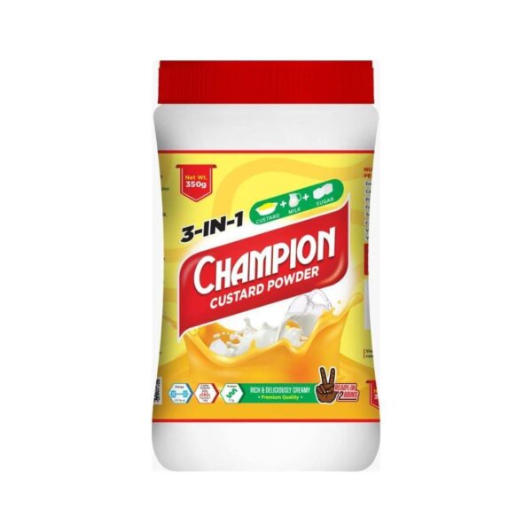 Milk 3in1 Champion Custard Powder 350g by 6
