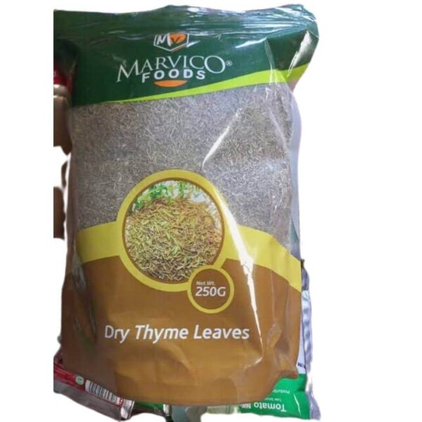 Marvico Dried Thyme Leaves 250g x 20 -Pouches