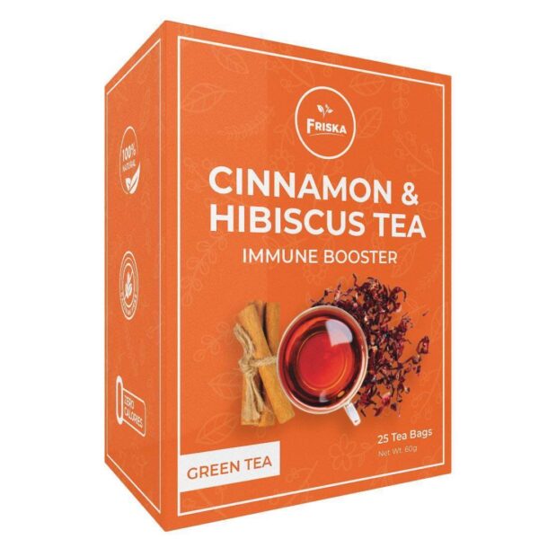 Friska Cinnamon & Hibiscus Tea 60g