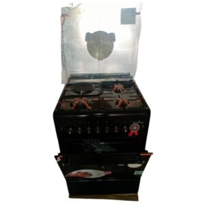 Kenster Gas Cooker 3 Gas Burner 1 Electric Hot Plate with oven