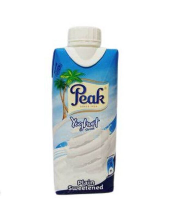 Peak Yoghurt Drink Plain Sweetened 318mlx12