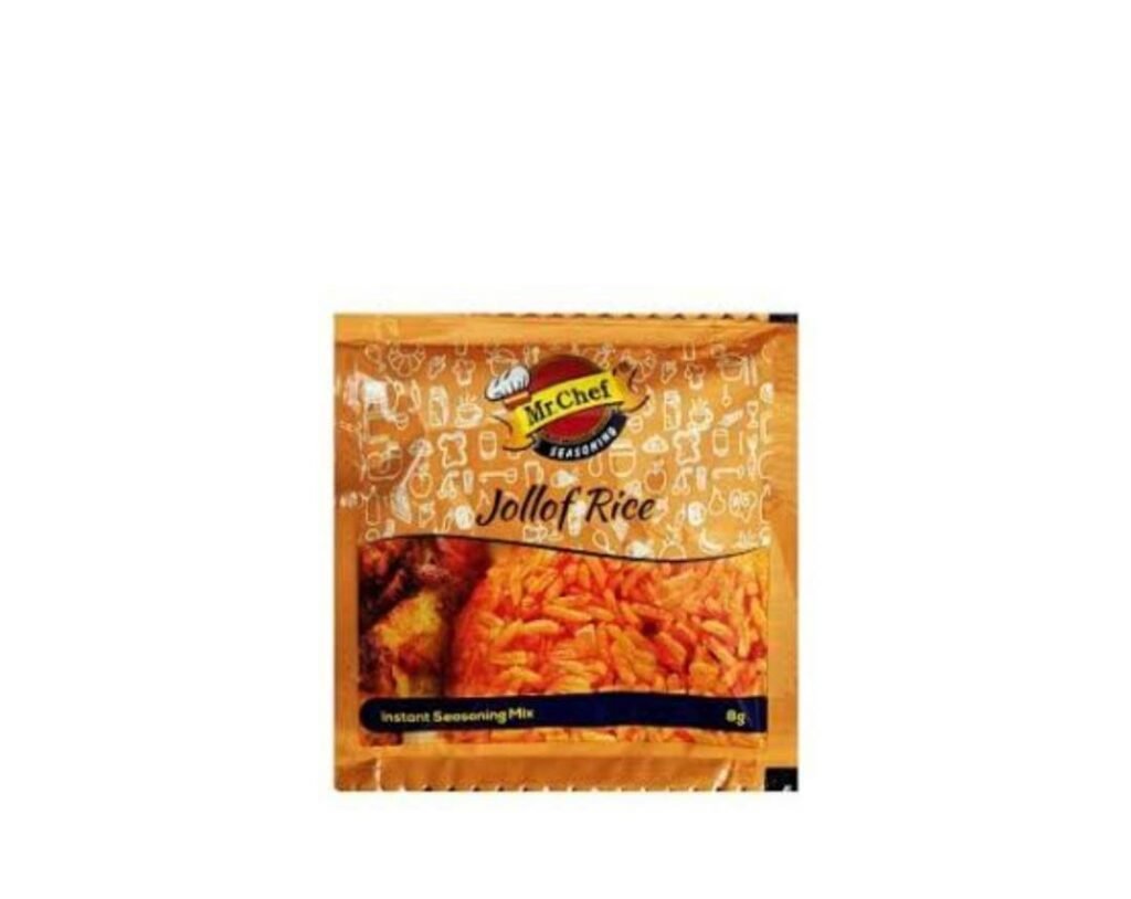 Mr Chef Seasoning Spices Jollof Rice 8g x 300 psc - Waziri Ecommerce