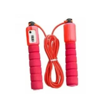 Skipping Rope With Automatic Counter Meter - Red