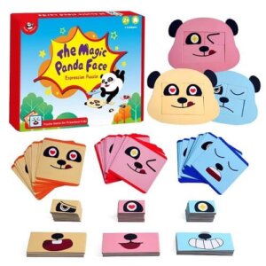 Magic Panda Face Expression Puzzle Game