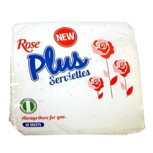 Rose Plus Serviette Tissue Paper x 10 packs
