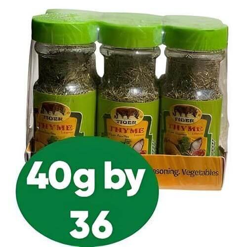 Tiger Thyme Leaves Seasoning 40g x 36 PET Bottles