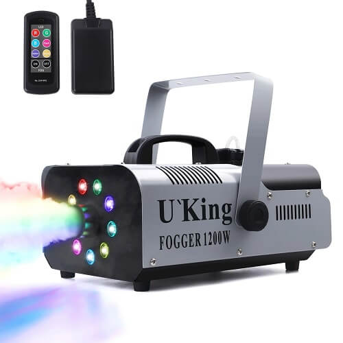 U King 1200W LED Fog Smoke Machine