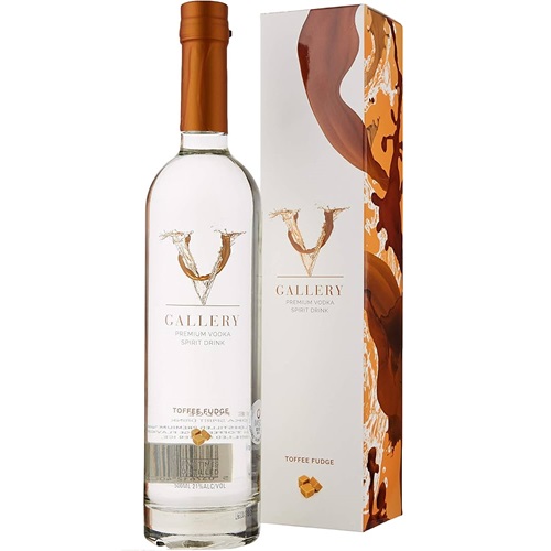 V Gallery Toffee Fudge Vodka 50cl x 6