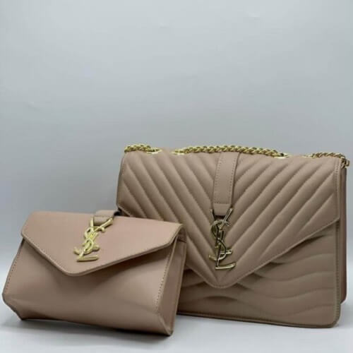 Yves Saint Laurent 2-in-1 Women Handbag