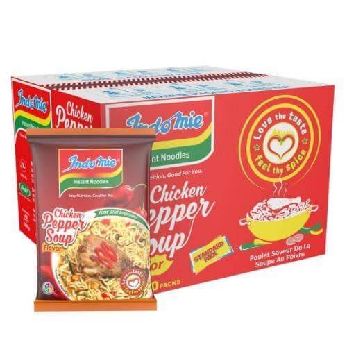 Indomie Noodles Chicken Pepper Soup Flavour 70g x 40
