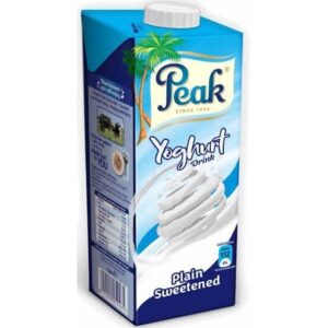 Peak Yoghurt Drink Plain Sweetened 12x1L