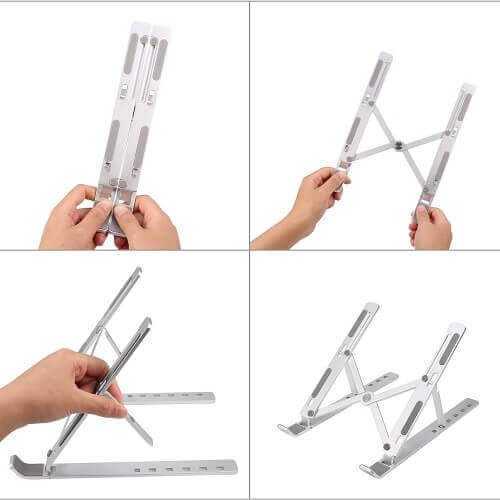 Coomaxx Aluminum 7-15.4 inches Foldable Laptop Stand