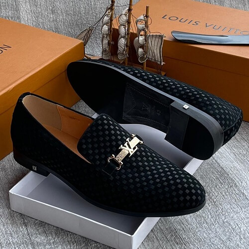 Louis Vuitton Leather Black Shoe