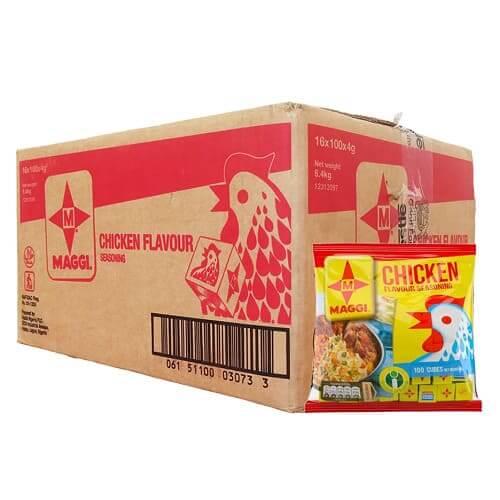 Maggi Seasoning Chicken Cube 4g x 100 x 16