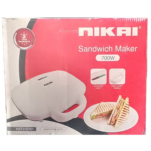 Nikai NST1107A1 Sandwich Maker 700W