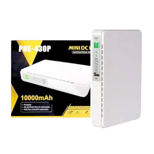 POE-430P Mini DC UPS 10000mAh