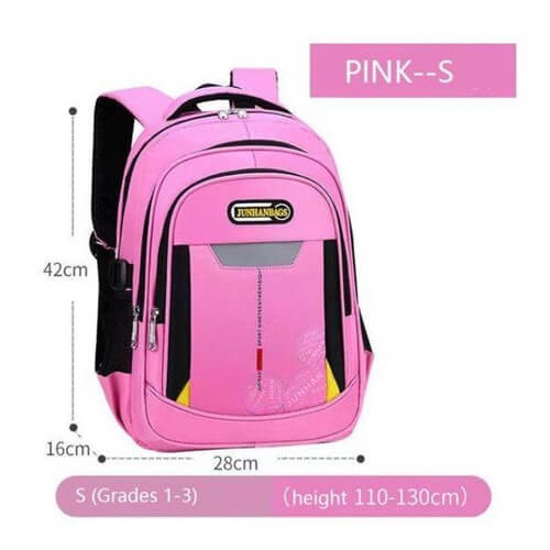 JUNHANBAGS Children Orthopedic School Bag