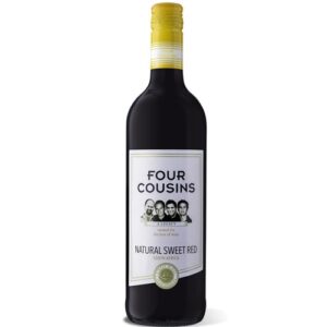 Four Cousins Natural Sweet Red Wine 75cl x 6