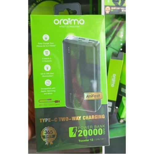 Oraimo Traveler 12 OPB-1201 20000mAh Power Bank